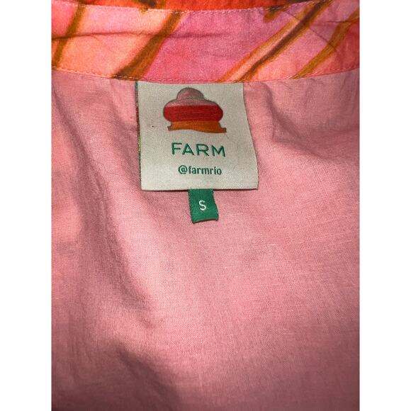 Farm Rio Ombre Bananas Mini Dress SMALL S - Picture 6 of 7